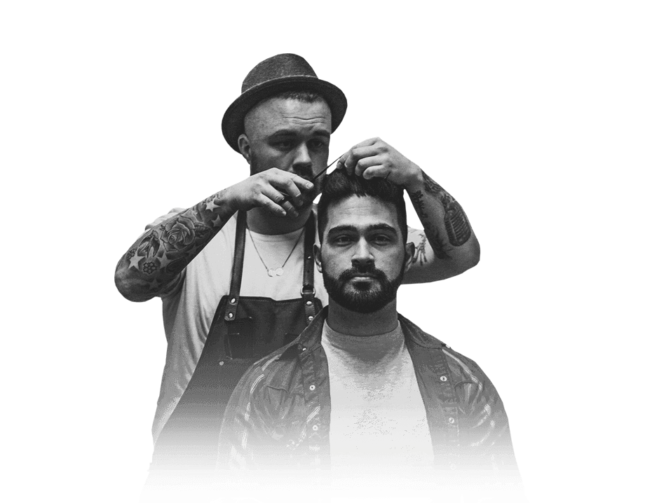 Barber Cutting a Clients Hair